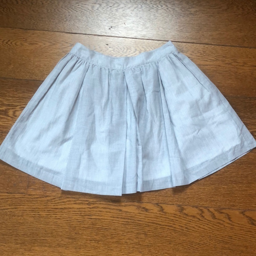 Bcbg Generation Stripe Button Front Flowy Skirt 0 - image 5